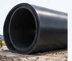 Pipe conveyor belt illustration